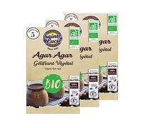 Lot 3x Agar Agar BIO - Sainte Lucie - sachets 5x2g