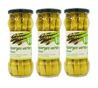 Lot 3x Asperge verte grosse BIO - Pot 330g