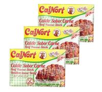 Lot 3x Bouillon saveur boeuf - Halal - Paquet 80g