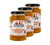 Lot 3x Confiture d'oranges de Corse et clémentine - Les P'tites Tartines - pot 315g