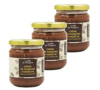 Lot 3x Crème de marrons d'Ardèche AOP - Bocal 250g