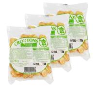 Lot 3x Croûtons goût oignon - Sachet 75g