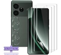 Lot 3x Film Tpu Écran + 2x Verre Trempé Pour Lentille Caméra Pour Realme Gt 6/Gt 6t - Anti-Rayures