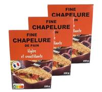 Lot 3x Fine chapelure de pain - Boîte 250g