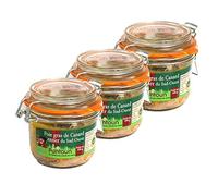 Lot 3x Foie gras de canard entier du Sud Ouest IGP - La Ferme du Puntoun - bocal : 180g