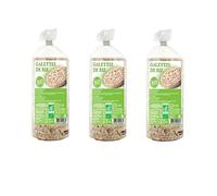 Lot 3x Galettes de riz complet BIO - Agidra - paquet 100g