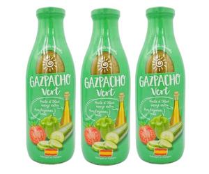 Lot 3x Gaspacho vert - Bouteille 1L