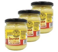 Lot 3x Houmous crème de pois chiches - Bocal 190g