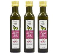 Lot 3x Huile d'olive à l'ail - Bouteille 250ml