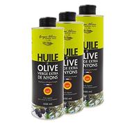 Lot 3x Huile d'olive de Nyons AOP - Georges Nivier - bidon 50cl