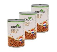 Lot 3x Lentilles - Conserve 400g