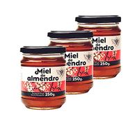 Lot 3x Miel de fleurs d'amandier - pot 250g