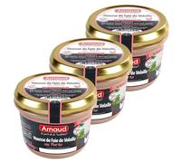 Lot 3x Mousse de foie de volaille au Porto - Bocal 180g