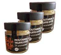 Lot 3x Moutarde à la truffe d'été 2% - Bocal 100g