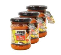 Lot 3x Pâte de curry jaune - Pot 200g