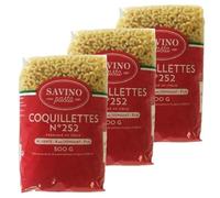 Lot 3x Pâtes Coquillettes n°252 - Paquet 500g