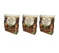 Lot 3x Petits pains grillés suédois blé complet BIO - paquet 225g