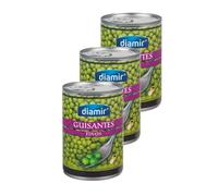 Lot 3x Petits pois fins - Boîte 400g