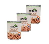 Lot 3x Pois chiches - Conserve 800g