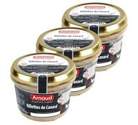 Lot 3x Rillettes de canard - Bocal 180g