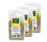 Lot 3x Riz de Camargue IGP demi complet BIO - Grain de Frais - paquet 500g
