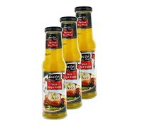 Lot 3x Sauce ananas-mangue - Bouteille 250ml