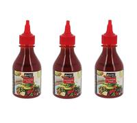 Lot 3x Sauce pimentée Sriracha - Exotic Food - bouteille 225g