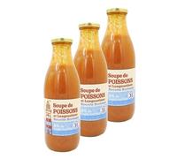 Lot 3x Soupe de poisson à la Bretonne - Bouteille 970ml