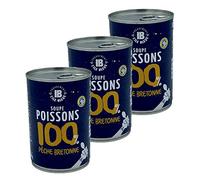 Lot 3x Soupe de poissons Pêche Bretonne - Boîte 400g