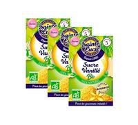 Lot 3x Sucre vanillé BIO - Sainte Lucie - 5 sachets de 7,5g
