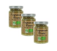 Lot 3x Tapenade verte Bio - pot 90g
