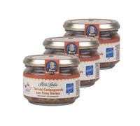 Lot 3x Terrine campagnarde aux fines herbes - Pot 180g