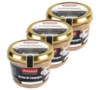Lot 3x Terrine de campagne - Bocal 180g