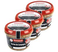 Lot 3x Terrine de campagne - Label Rouge - Bocal 180g
