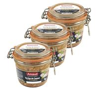 Lot 3x Terrine de canard à l'Armagnac - Bocal 180g