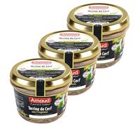 Lot 3x Terrine de cerf au Cognac - Bocal 180g