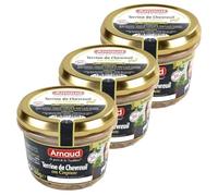 Lot 3x Terrine de chevreuil au Cognac - Bocal 180g
