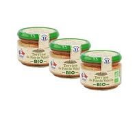 Lot 3x Terrine de Foie de Volaille BIO - France - pot 180g