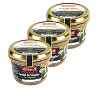 Lot 3x Terrine de sanglier au Cognac - Bocal 180g