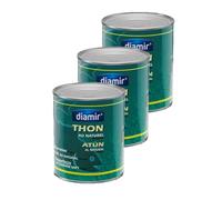 Lot 3x Thon morceaux au naturel - 4/4 - Boîte 800g