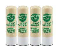 Lot 4 boîte de 1 baume à lèvres calmant apaisant,soin lèvres hydratant et protecteur aloe vera bio,protection naturelle