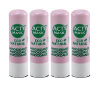 Lot 4 boîte de baume à lèvres hydratant et antioxydant,soin lèvres apaisant avec huile d'argan bio,protection naturelle