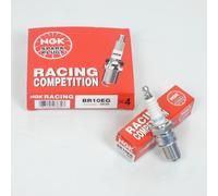 Lot 4 bougie d'allumage NGK pour moto Aprilia 125 RS 1993 à 2007 BR10EG Neuf