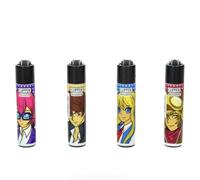 Lot 4 briquets Clipper Micro Rechargeable à Pierre remplaçable - Manga 2 BD Japon + 1 Cadeau RLBSL Offert !