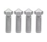 Lot 4 buses 0.4mm en acier pour Artillery Sidewinder X1 / X2 / Genius/Genius Pro imprimante 3D nozzle buse d'extrusion volcano