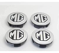 Lot 4 Cache-moyeux pour MG MG4 2022-2023,ABS et Alliage de Haute qualité Roue Badge Jante Capuchons Centre avec Logo Couvercle Moyeu Central Pneus Accessoires décoration Forme,56MM