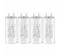 Lot 4 Condensateurs 3,5 µF avec Mousses pour Moteur de Volet Roulant SOMFY 10 Nm - Compatibles avec Moteurs Tubulaires nécessitant des Cosses Faston 2,8 mm - MECO