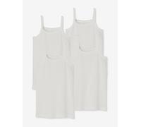 Lot 4 débardeurs maillot de corps BASICS blanc 3A