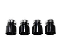 Lot 4 Embouts D'échappement Acier Inoxydable Pour BMW F87, Pour M2, F80, Pour M3, F82, F83, Pour M4 Embout D'échappement À Prise Directe Tuyau D'échappement Voiture(Noir)