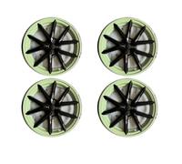 Lot 4 Enjoliveurs Roue De Voiture 18 Pouces pour Tesla pour Model 3 (2017-2023), Accessoires De Remplacement(Avocado Green)